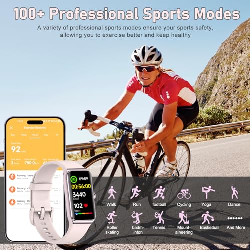 Fitness Tracker with Step Counter/Calories/Stopwatch, Activity Tracker, Health Tracker with Heart Rate Monitor, Sleep Trac...