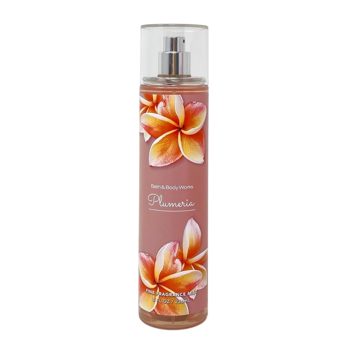 Bath and Body Works Fine Body Fragrance Mist 8 Fluid Ounce (Plumeria)