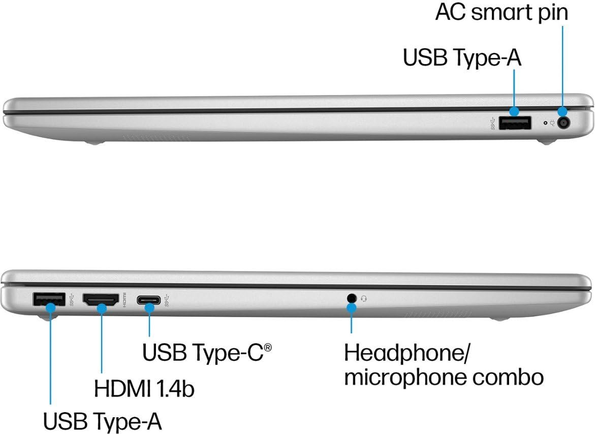 Hp Essential Business Laptop, 15.6 Fhd Touchscreen, Amd Ryzen 5 5500U 6-Core Processor (Up To 4.0Ghz), Sd Card Reader, Usb-C, W