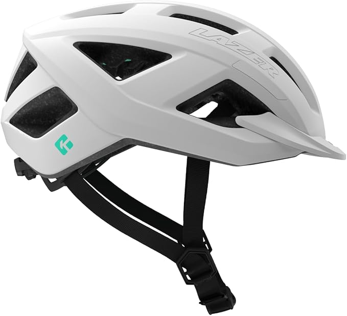 LAZER Cerro KinetiCore Bike Helmet, Bicycling Gear for Adults, Men & Women’s Cycling Head Gear, Matte White, Medium