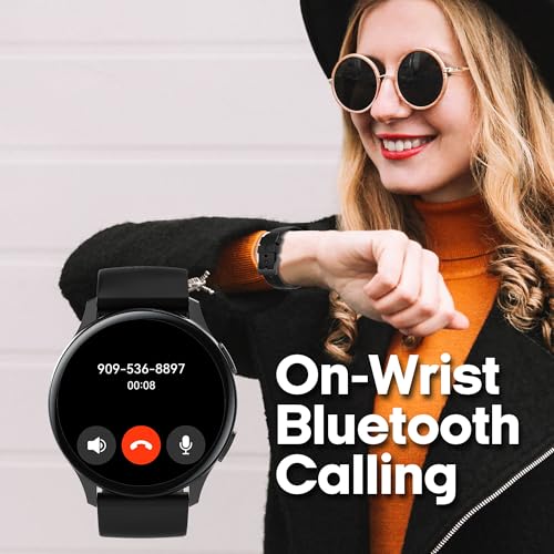 3Plus Callie Smartwatch with 1.43" Round AMOLED Display/Answer & Make Calls/Sleep Monitoring/Heart Rate/IP68 Waterproof/10...