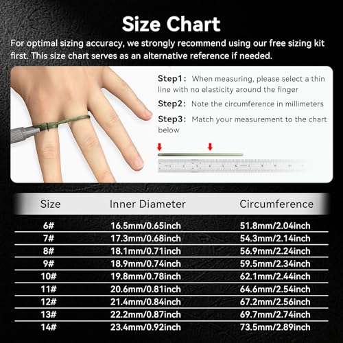 Smart Ring for Women and Men, 5ATM Waterproof Smart Rings Health Tracker with Sleep/Stress/Heart Rate/Activity Monitor, No...