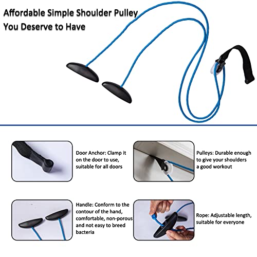 Shoulder Pulley Over The Door Physical Therapy System, Exercise Pulley, Alleviate Shoulder Pain and Facilitate Recovery fr...