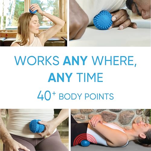 Dr. Cohen’s Heatable Deep Tissue Massage Ball - acuBall Trigger Point Massage Therapy for Myofascial Release and Exercise...