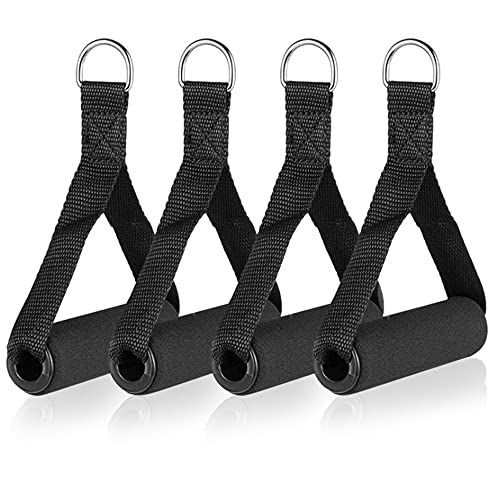 4PCS/1set Exercise Resistance Bands Handle Set, Workout Bands with Handles, Home Workouts Resistance Bands Handle Set for ...