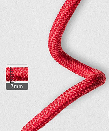 16 FT Long Jump Rope for Kids, Adjustable Double Dutch Skipping Rope with Wooden Handle, Multiplayer Team Jumping Rope for...
