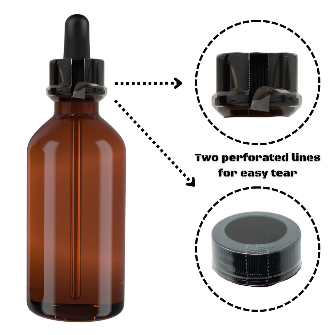 Supplement and Supply 94 x 28 mm Clear Perforated Shrink Band for Spice Jars, Small Jars, Cosmetic Jars and More. [Compatible Diameter: 2 1/4"] - Bundle of 10,000