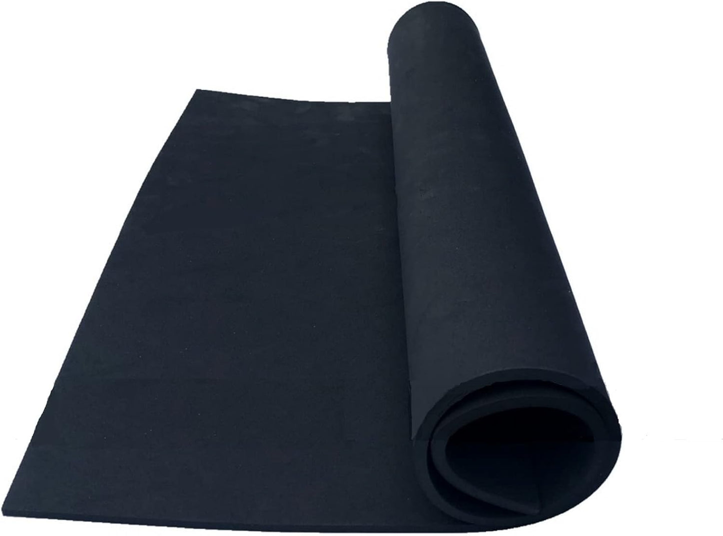 Labzhang Black EVA Foam Cosplay, 1 Piece of 8mm Craft Foam,Cosplay Foam, 14" x 39" Ultra-high Density 80 kg/m3 EVA Foam Sheets