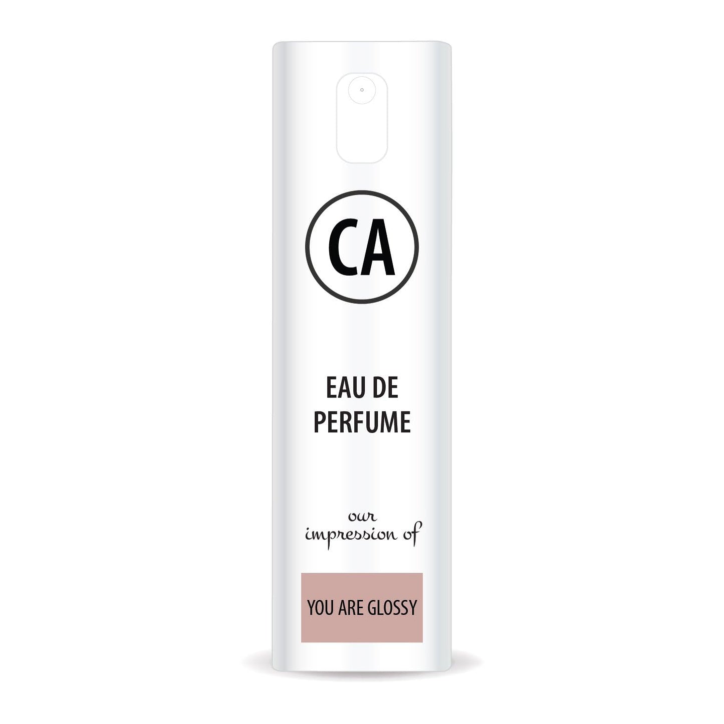 CA Perfume Impression of You are Glossy Unisex Eau De Parfum Floral Woody Scent Long Lasting Unisex Fragrance Travel Size TSA Ready for Day and Night Wear 0.33 Fl Oz 10ml