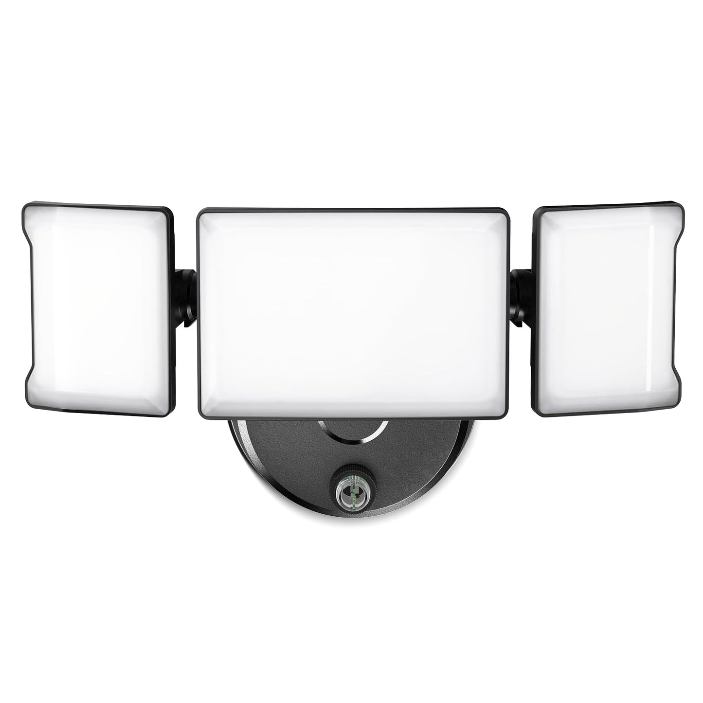 Olafus 60W Flood Light, IP65 Waterproof, 6000LM, Dusk to Dawn Outdoor Lighting, Black, Model BDB50D-3