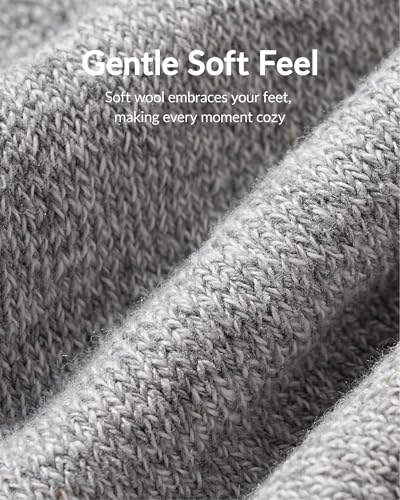 Jeasona Wool Hiking Socks for Women Warm Winter Thermal Thick Socks for Cold Weather Cozy Gifts for Women Mom 5 Pairs