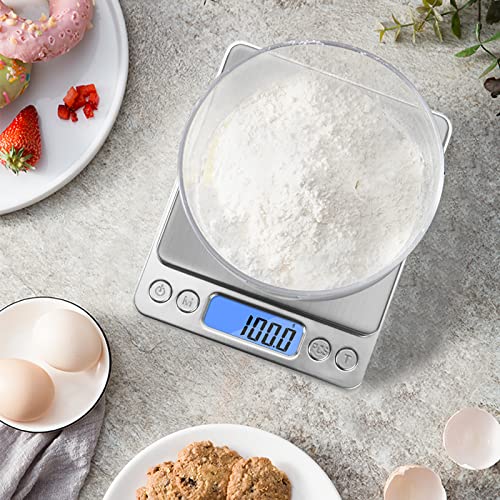 Toprime Digital Gram Scale 500g 0.01g Food Scale High Precision Kitchen Scale Multifunctional Stainless Steel Pocket Scale...