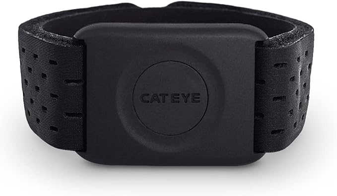 CATEYE OHR-31 Optical Heart Rate Sensor – Bluetooth/ANT+, USB Rechargeable Armband HR Monitor for Road, MTB & Gravel Cycli...