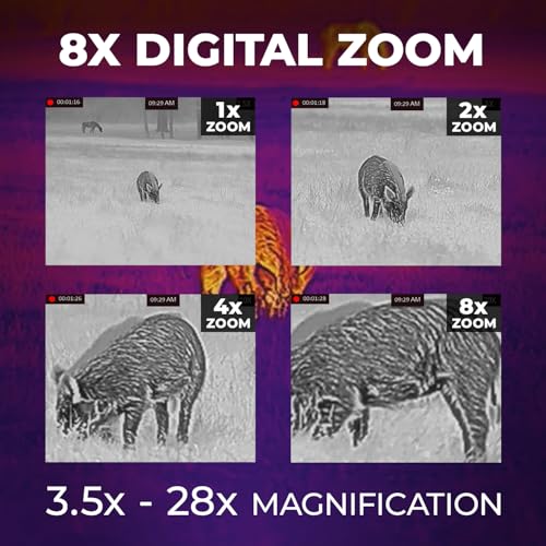 AGM Global Vision Rattler V2 Thermal Imaging Rifle Scope for Hunting. High Resolution Thermal Scope with High Sensitivity ...