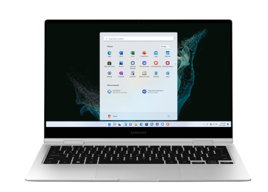 Samsung Galaxy Book2 Pro 360 2-In-1 Laptop, 15.6    Amoled Touch Screen (16Gb|1Tb Ssd) Silver