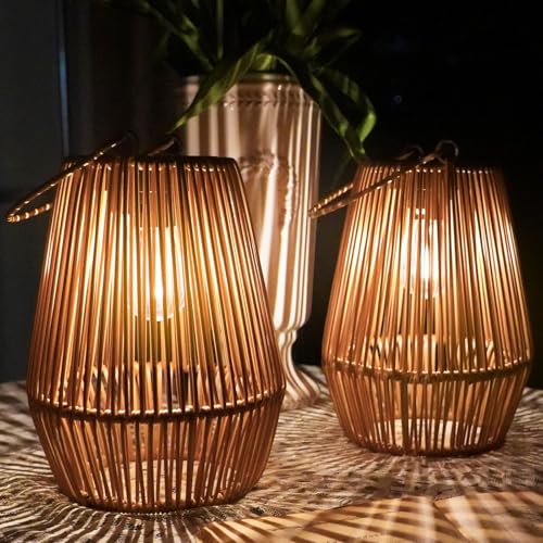 Solar Lanterns, KagoLing Solar Lanterns Outdoor Waterproof Gifts for Women Hanging Lights Outdoor Christmas Lamp Lights De...