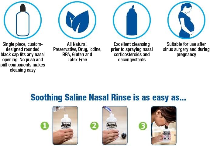 NeilMed Sinus Rinse - A Complete Sinus Nasal Rinse Kit, 50 Count (Pack of 2)