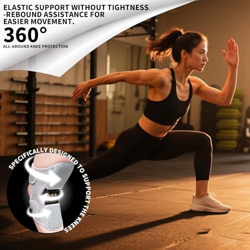 joxipe Knee Support Booster Brace with Spring-Powered Joint Assistance – Designed for Stair Climbing and Squatting Support...