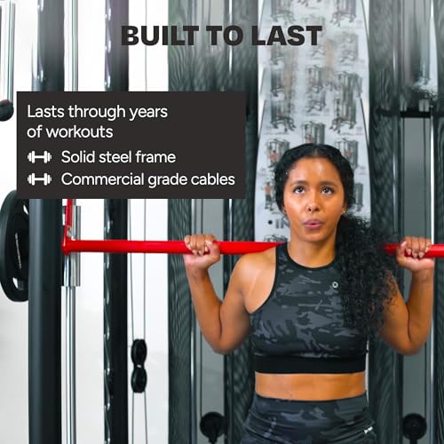 Inspire Fitness Functional Trainer Home Gym, SCS Smith Machine Cage System - Cable Machine Accessories - D-Handles, Ankle ...