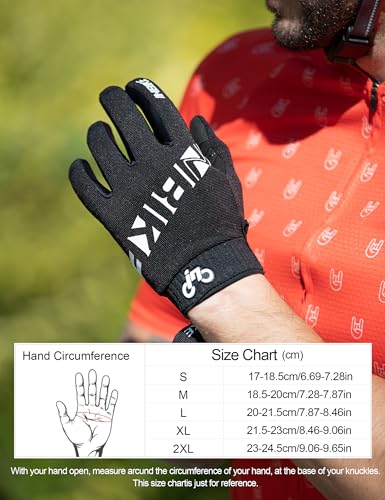 INBIKE Cycling Gloves for Men/Women Bike Gloves with Touchscreen-Padded Anti-Slip Mountain Biking MTB Bicycle Gloves for C...