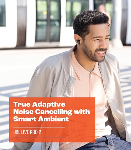 JBL Live Pro 2 - True Wireless Noise Cancelling Earbuds, up to 40 Hours of Playback with Wireless Charging, 6 mics for Per...