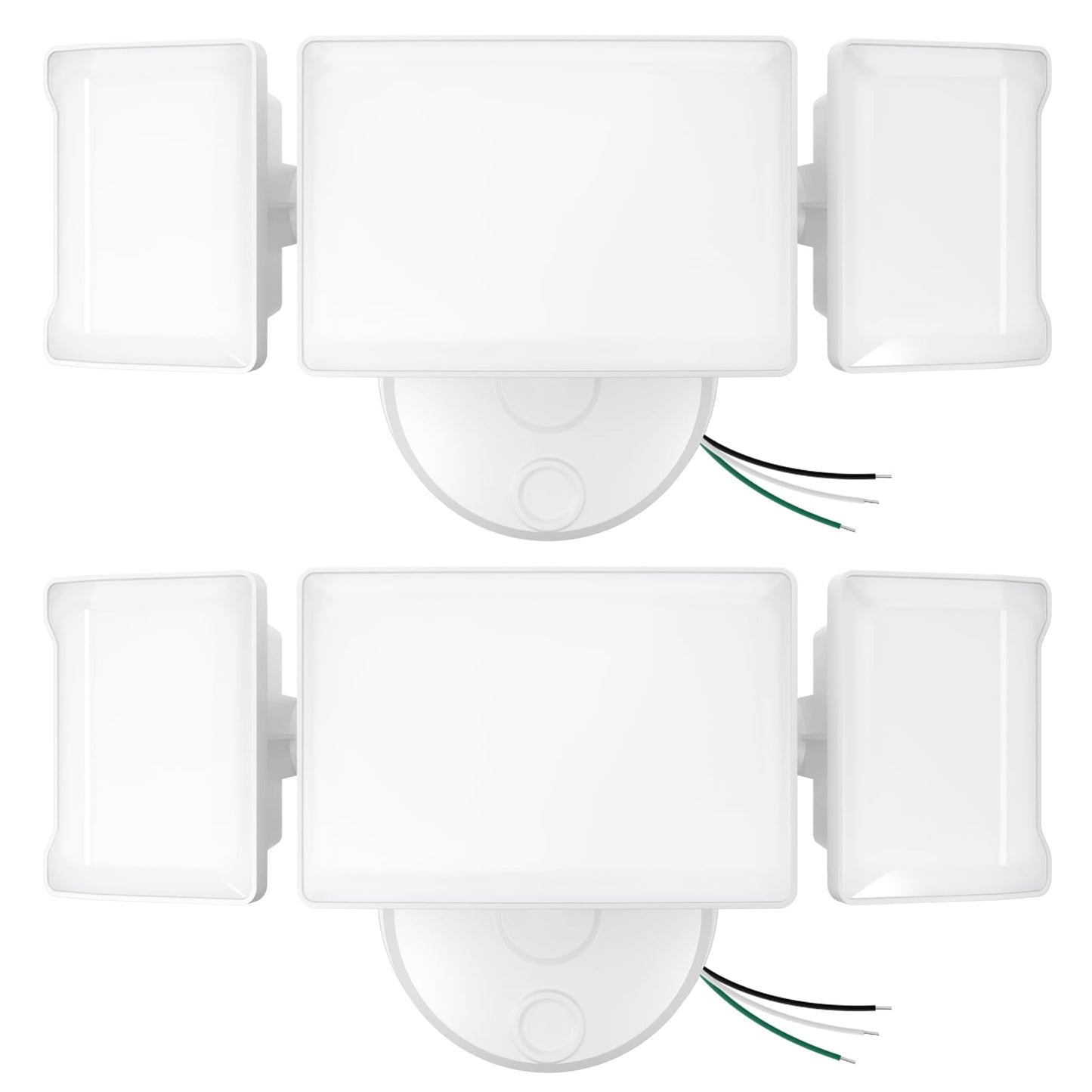 Olafus 60W Led Flood Lights 2 Pack, 6000Lm, Ip65 Waterproof, White, Model Bdb50-3 For Outdoor Security