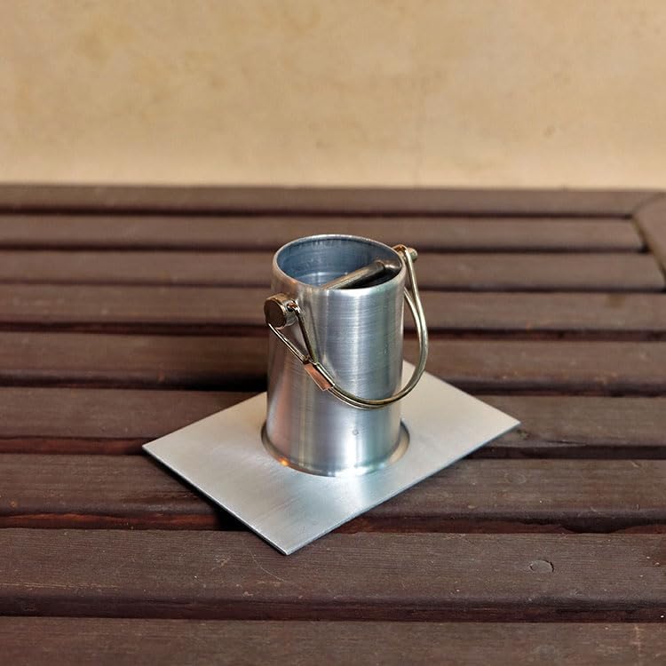 Nutshell Stores Steel Cups Rain Chain - Stainless Steel - 14 Feet