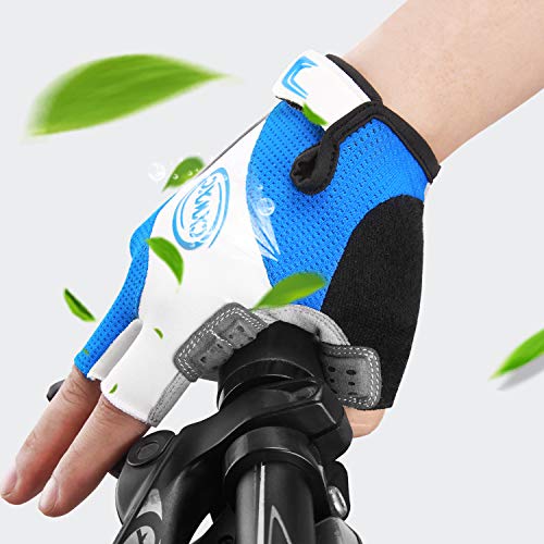 CXWXC Cycling Gloves for Men Women - Breathable Gel Road Mountain Bike Riding Gloves - Anti-Slip Bike Glove for Fitness Cy...