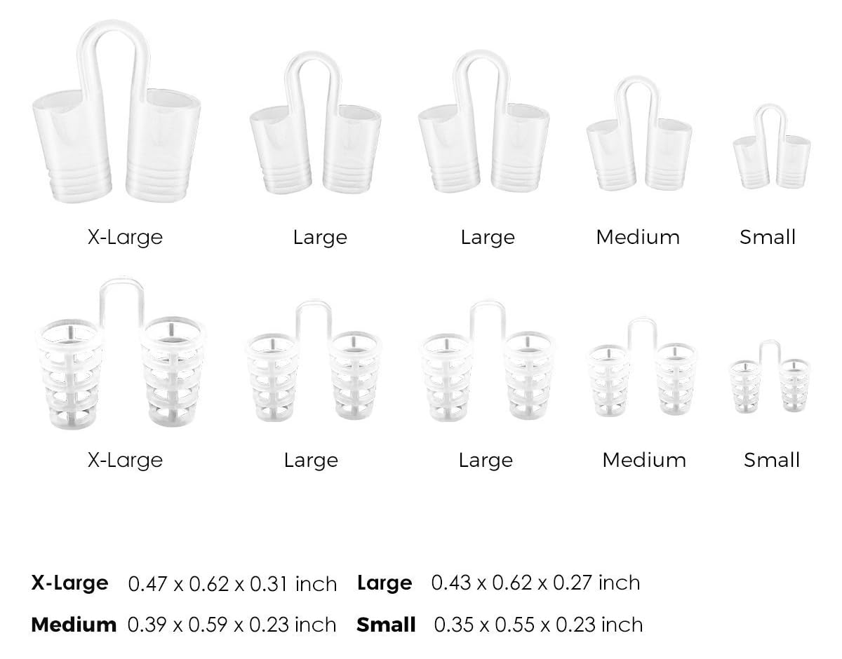 30pcs Anti-Snoring Solutions - Nose Vents, Nose Clips, and Nasal Strips - Snore Stopper for Men & Women - by Mobi Lock