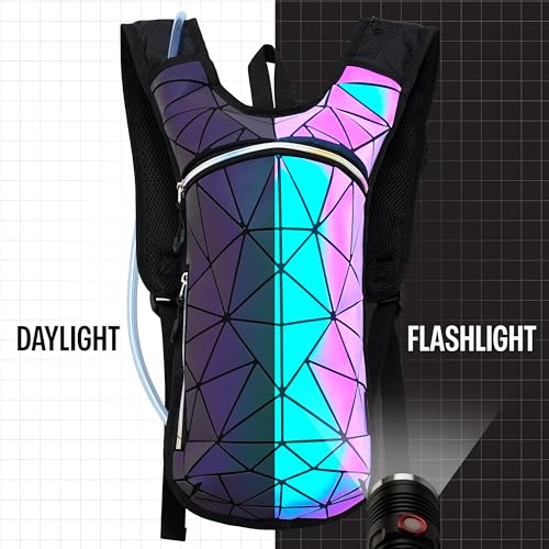 Sojourner Rave Hydration Pack - Hydration Backpack - Hydropack with 2L Bladder - Water Backpack for Festivals, Hiking, Run...