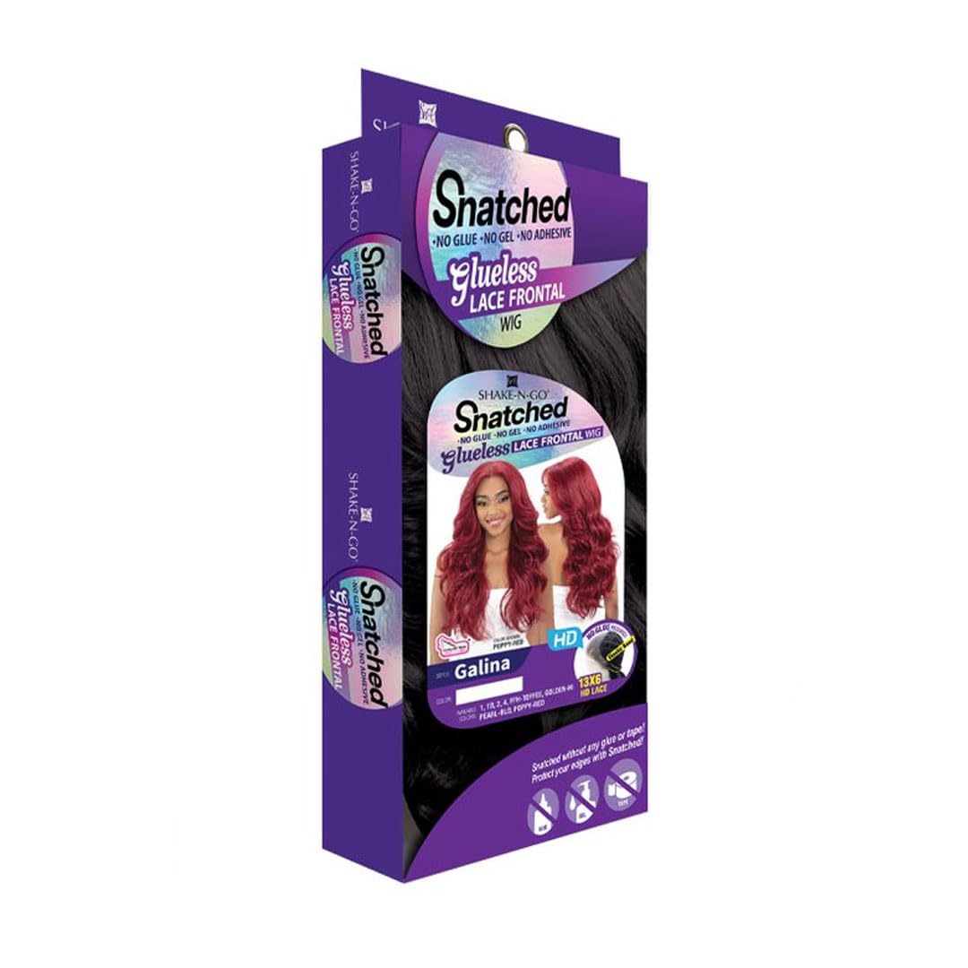 Shake-N-Go Snatched Glueless Lace Frontal Synthetic Wig - Galina (GOLDEN-HI)