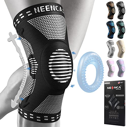 NEENCA Professional Knee Brace for Pain Relief, Medical Knee Support with Patella Pad & Side Stabilizers, Compression Knee...