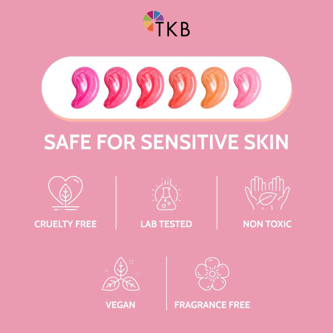 TKB Lip Gloss Base (Flexagel M)| Moisturizing, High Shine, Crystal Clear, Vegan and Cruelty free| Made in USA. (15 Ounce (Pack o