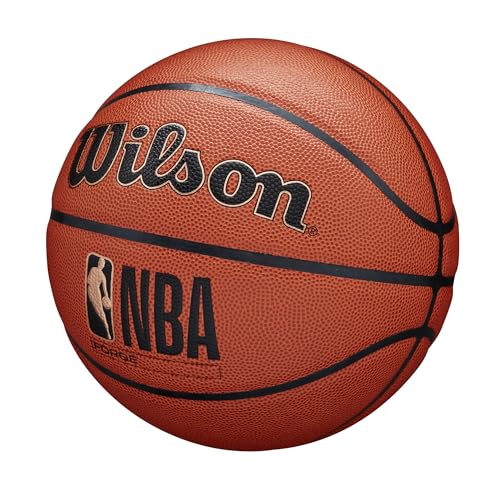 Wilson NBA Forge Indoor/Outdoor Basketball - Brown, Size 7-29.5"
