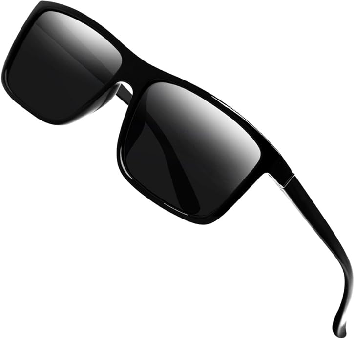 Polarized Sunglasses for Men Driving Mens Sunglasses Rectangular Vintage Sun Glasses for Men/Women