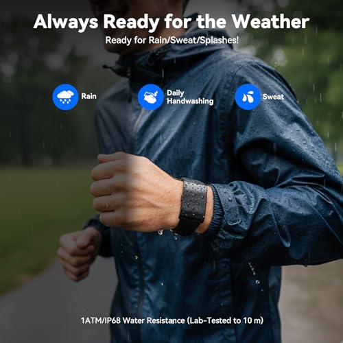 iSo Tech Smart Bracelet for Men Women, Activity Health Fitness Trackers with 60-Day Battery Life, 24/7 Continuous Heart Ra...
