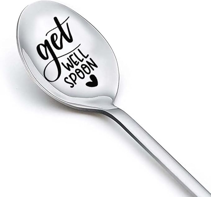 Get Well Spoon Inspirational Sobriety Gifts for Women Best Friend BFF Gift for Girls Post Surgery Recovery Gifts for Daugh...