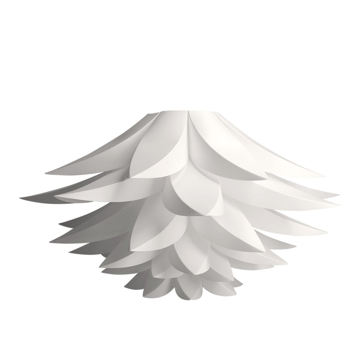 Kwmobile Puzzle Pendant Lamp Shade - Lotus Flower Diy Kit - 20 White Polypropylene, Model 38946_M000096