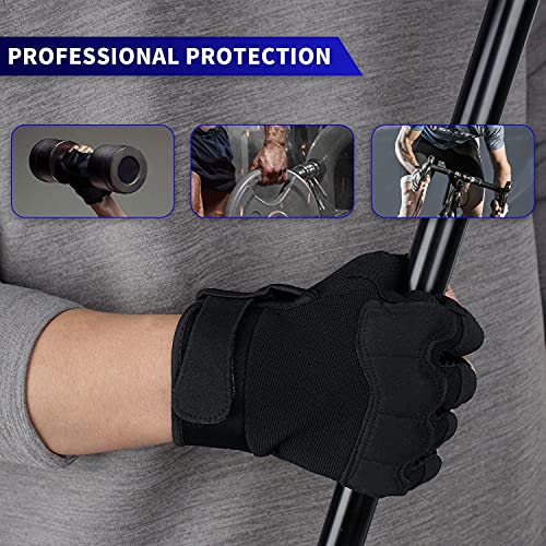 FIORETTO Fingerless Gloves for Airsoft Shooting Half Finger Hunting Hiking Cycling Driving Motorcycle Climbing Work Gloves...