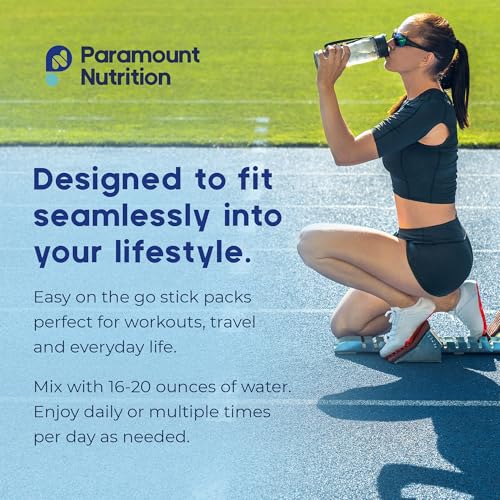 Paramount Nutrition Hydralize Electrolyte Powder Packets - Fast Hydration with Essential Electrolytes - Zero Sugar, Natura...