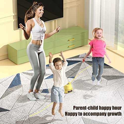 Elolicu Smart Jump Rope Machine, Electric Rope Skipping Machine Rechargeable Jump Rope Rope Skipping Sports for Indoor Out...