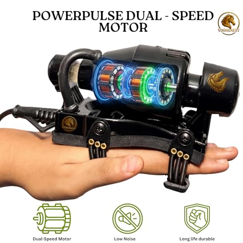 VDOHONEST Powerful Double Speed Floating Action for Full Body Massager Corded Electric Powered, Barber Massager Black