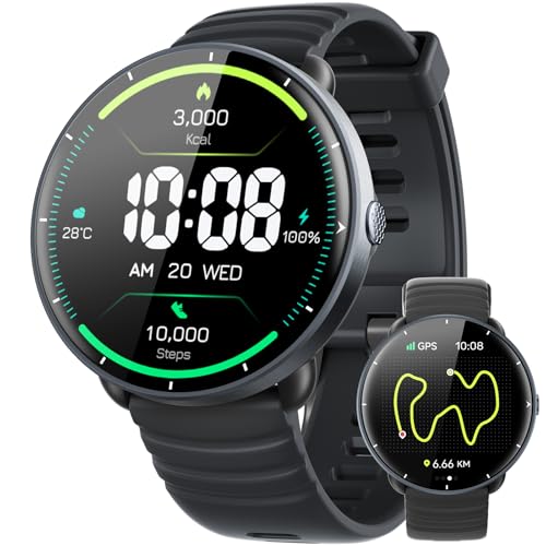 Parsonver Swimming Smart Watch, 5ATM Waterproof for Pool & Open Water, Built-in GPS & Compass, AMOLED Screen Fitness Track...