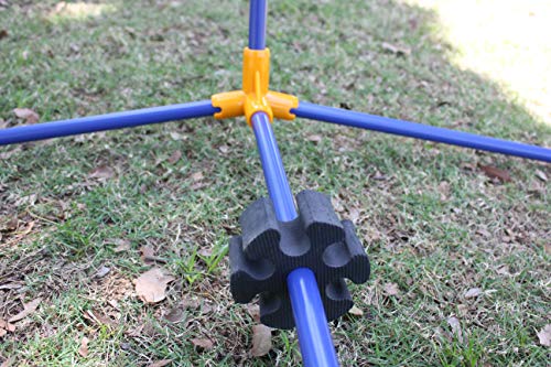 Portable Height Adjustable Badminton Volleyball Tennis Net Set Multi-Purpose Sports Equipment with Poles Stand and Carry B...