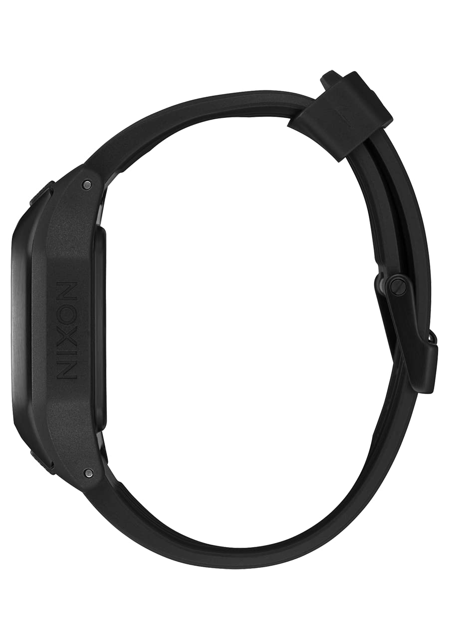 Nixon High Tide A1308 - All Black - Digital Watch For Men And Women - Water Resistant Surfing, Diving, Fishing Watch - Mens Wate