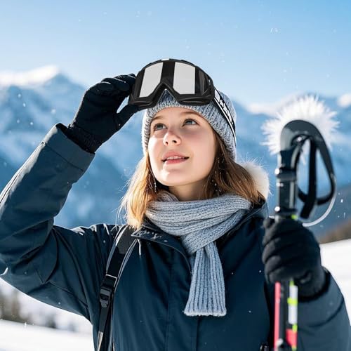 Motorcycle Goggles, Dirt Bike Goggles ATV Offroad Riding Motocross Protective UTV Helmet Glasses for Adults Youth Kids