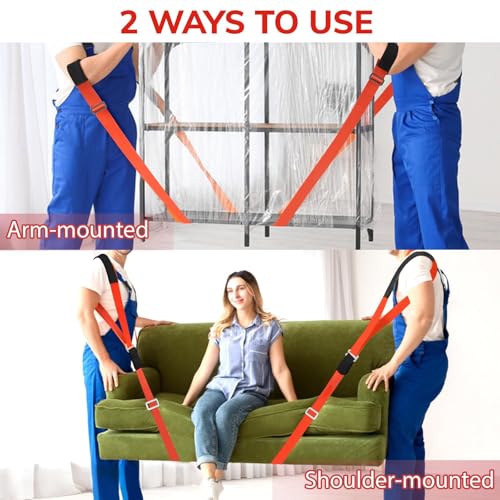 Ytonet Moving Straps, Lifting Straps for Move Furniture, 2-Person Shoulder Lifting and Moving System for Appliances, Mattr...