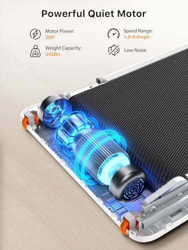 WALKINGPAD Foldable Walking Pad for Home Office, Under Desk Treadmill with Adaptive Speed Control, Compact Design for Smal...