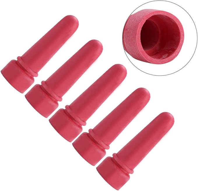 Calf Milk Drink, 5pcs Animal Feeding Supplies Little Cow Calf Milk Nipple 6.9cm Length Rubber Milk Drink Nipples