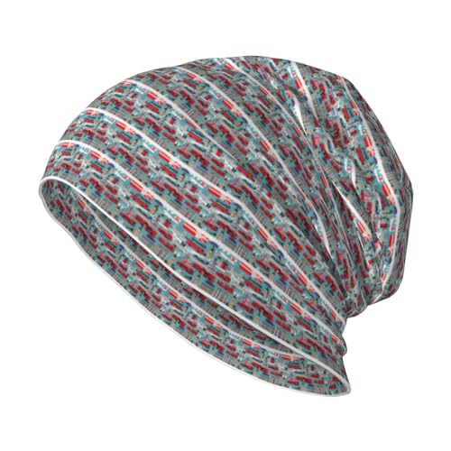sackhg I Like London Print Winter Beanie Hat Men Women Soft Lightweight Thermal Cap for Outdoor Skiing Wear Black